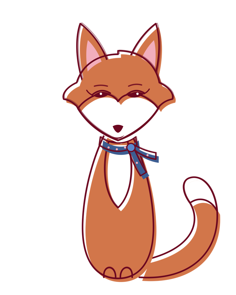 Der Foxi-Fuchs, Maskottchen von Foxi Assists